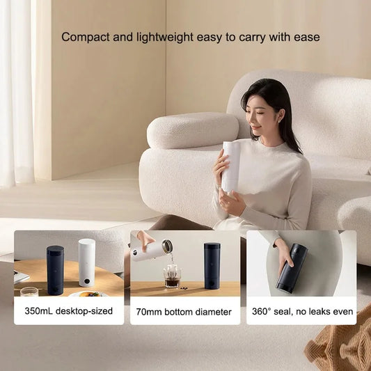 Travel Smart Temperature Insulated Kettle for Hot Drinks | BlackForg3