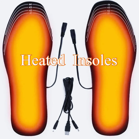 Outdoor Sports USB Heated Insoles for Warm Feet | BlackForg3