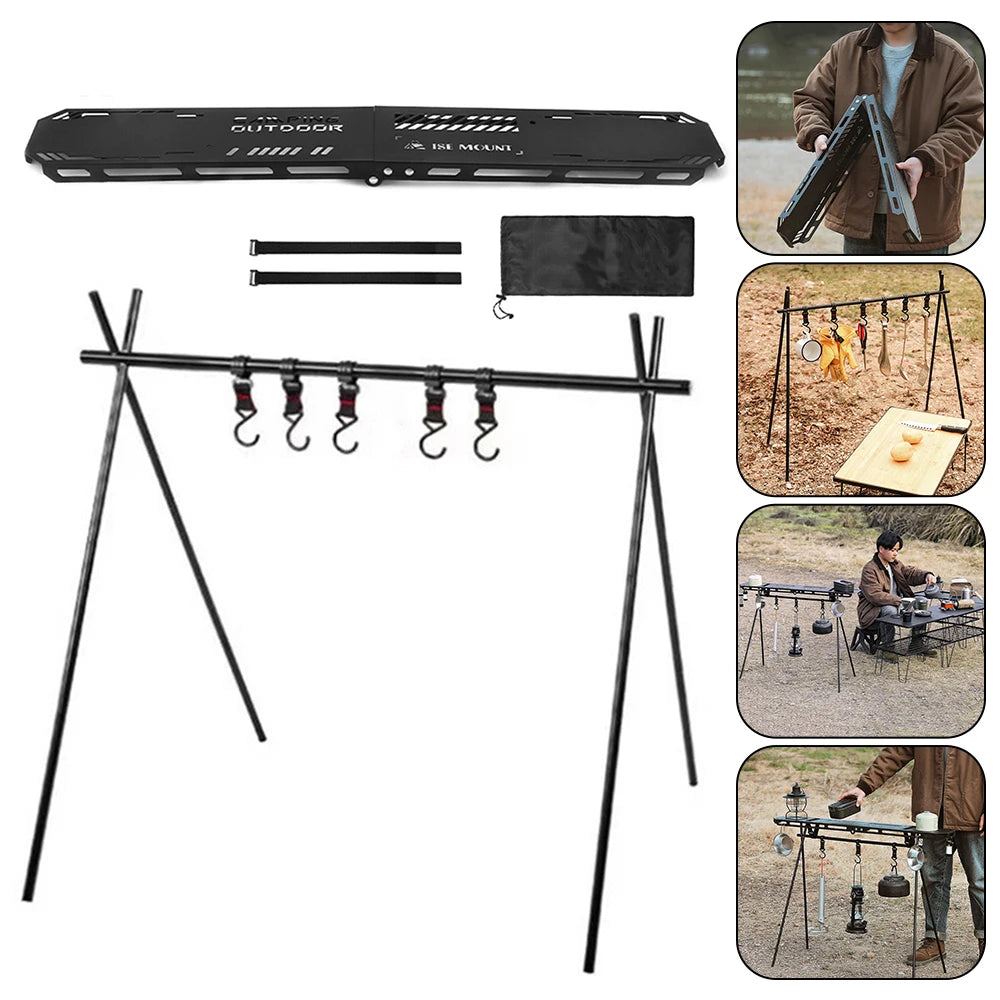Outdoor Folding Camping Hanging Rack