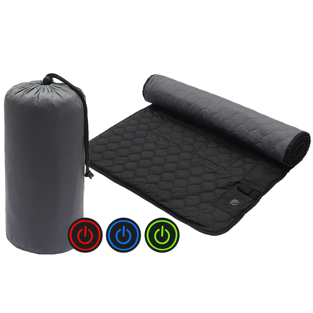 Soft and Cozy USB Heating Sleeping Mat | BlackForg3
