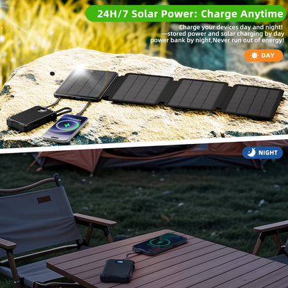 Magnetic Wireless Solar Charger Panel