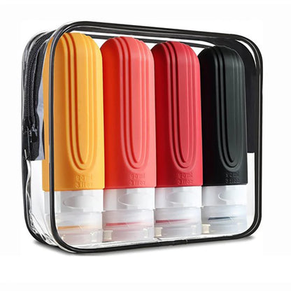 Silicone Squeezable Travel Bottles