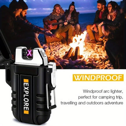 Rechargeable USB Electric Lighter for Travel and Camping | BlackForg3