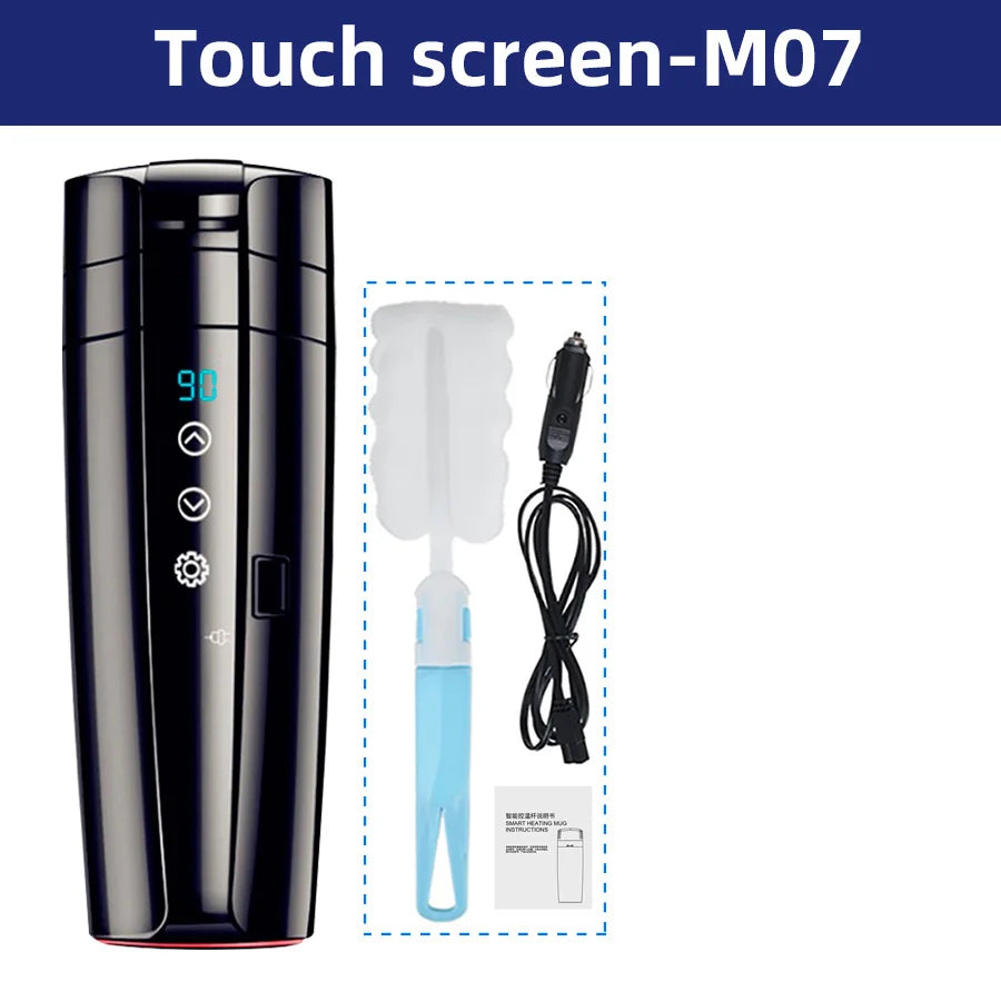 Electric Smart Coffee Mug Warmer with Temperature Display | BlackForg3