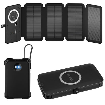 Magnetic Wireless Solar Charger Panel