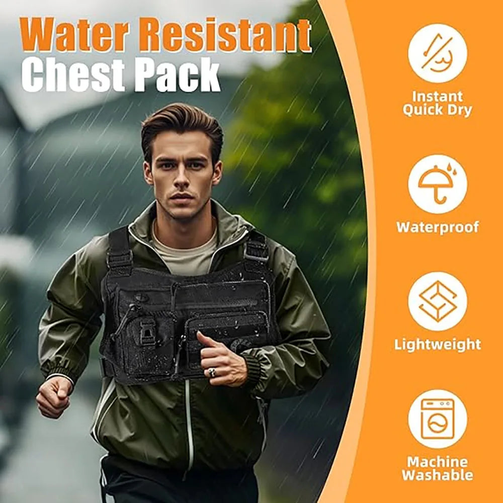 Lightweight Everyday Outdoor Chest Bag | BlackForg3