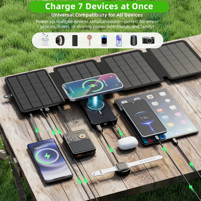 Magnetic Wireless Solar Charger Panel
