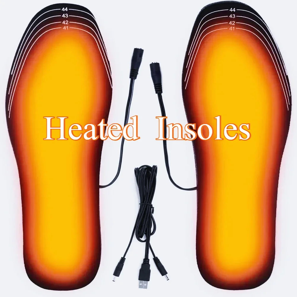 Outdoor Sports USB Heated Insoles for Warm Feet | BlackForg3