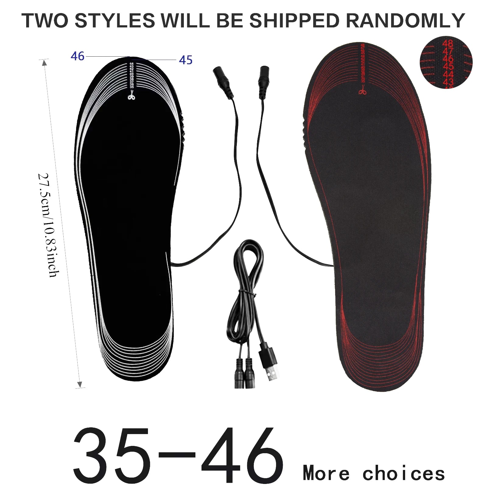 Comfortable Electric Heated Insoles for Outdoor Activities | BlackForg3