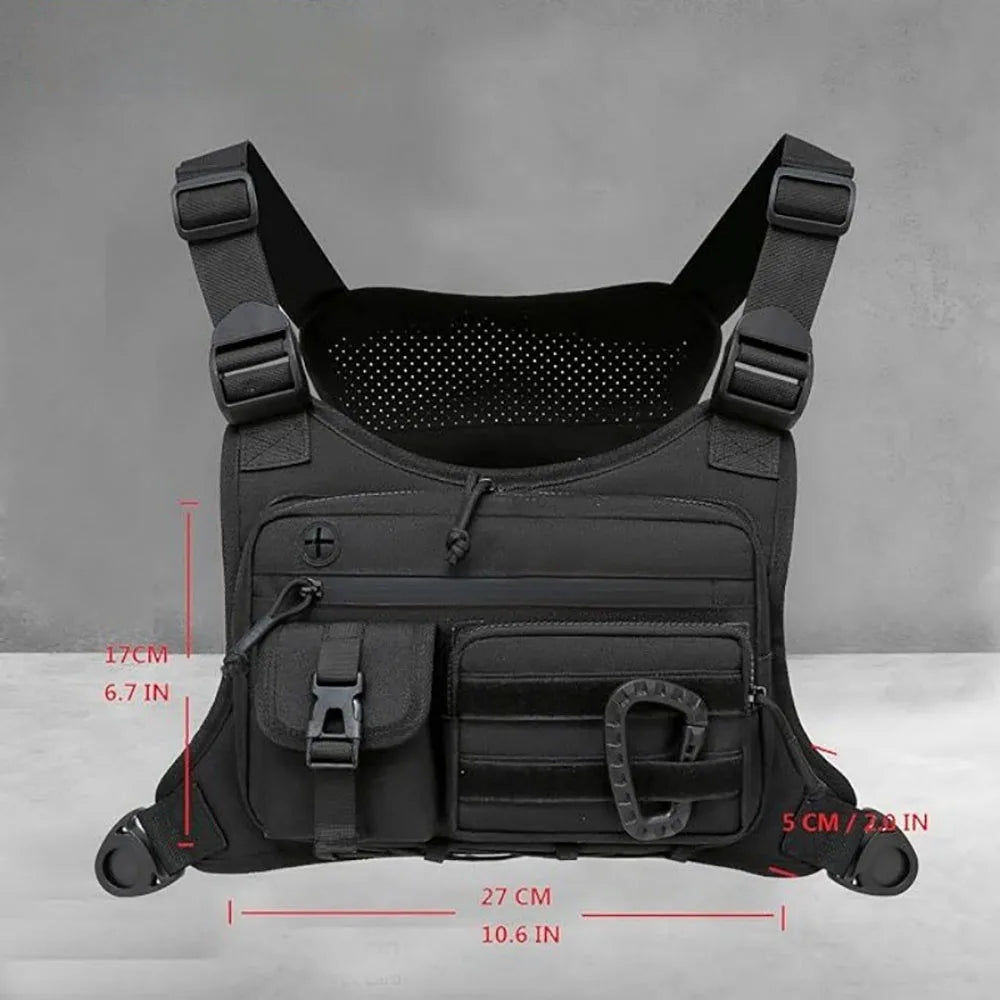 Outdoor Chest Bag for Travel and Hiking | BlackForg3