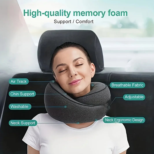 Ergonomic U-Shaped Travel Pillow