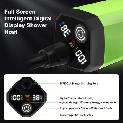 Intelligent Digital Display Outdoor Shower Kit