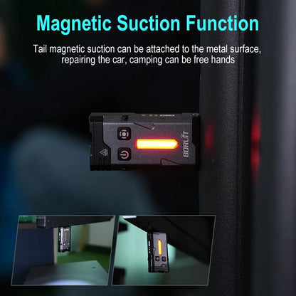 LED Rechargeable Flashlight with RGB Atmosphere