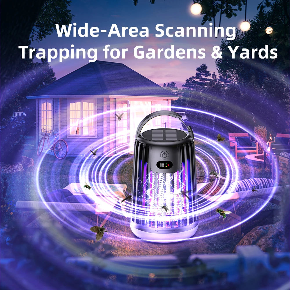 Outdoor Solar Powered Mosquito Killer Lamp