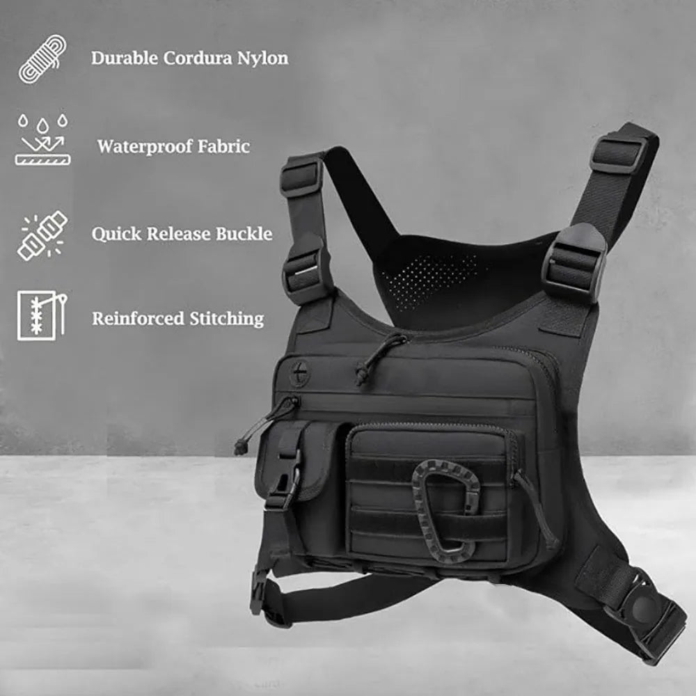 Lightweight Everyday Outdoor Chest Bag | BlackForg3