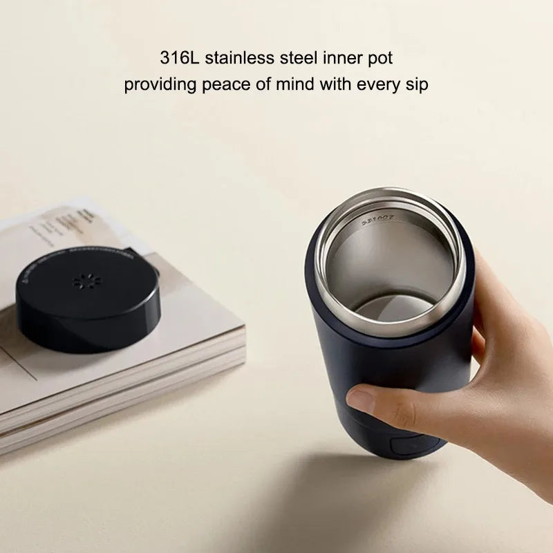 Travel Smart Temperature Insulated Kettle for Hot Drinks | BlackForg3