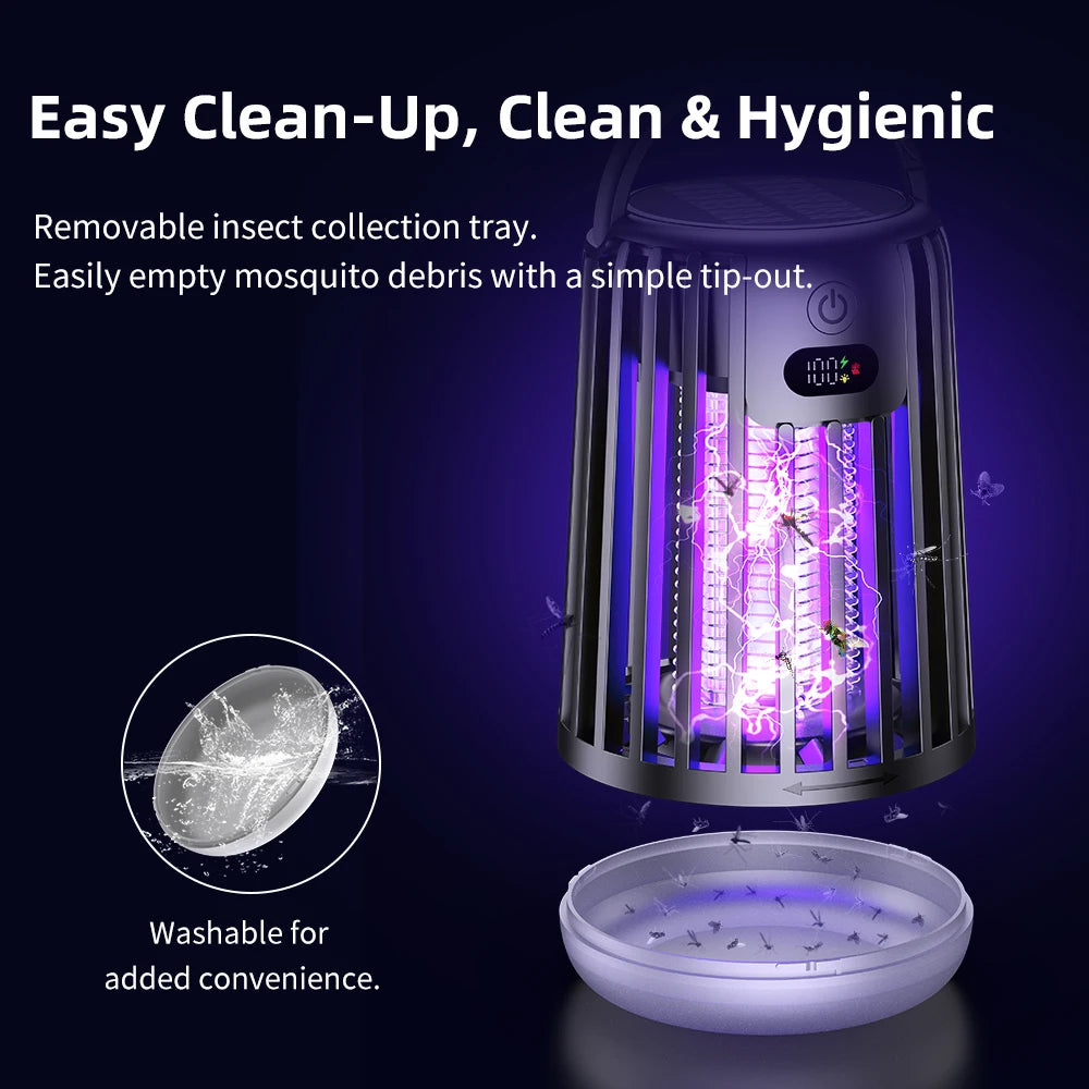 Outdoor Solar Powered Mosquito Killer Lamp