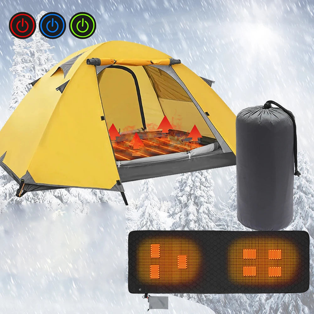 Portable USB Heated Mat for Sleeping and Relaxation | BlackForg3