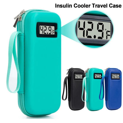 Insulin Cooler Travel Case With Thermometer Display
