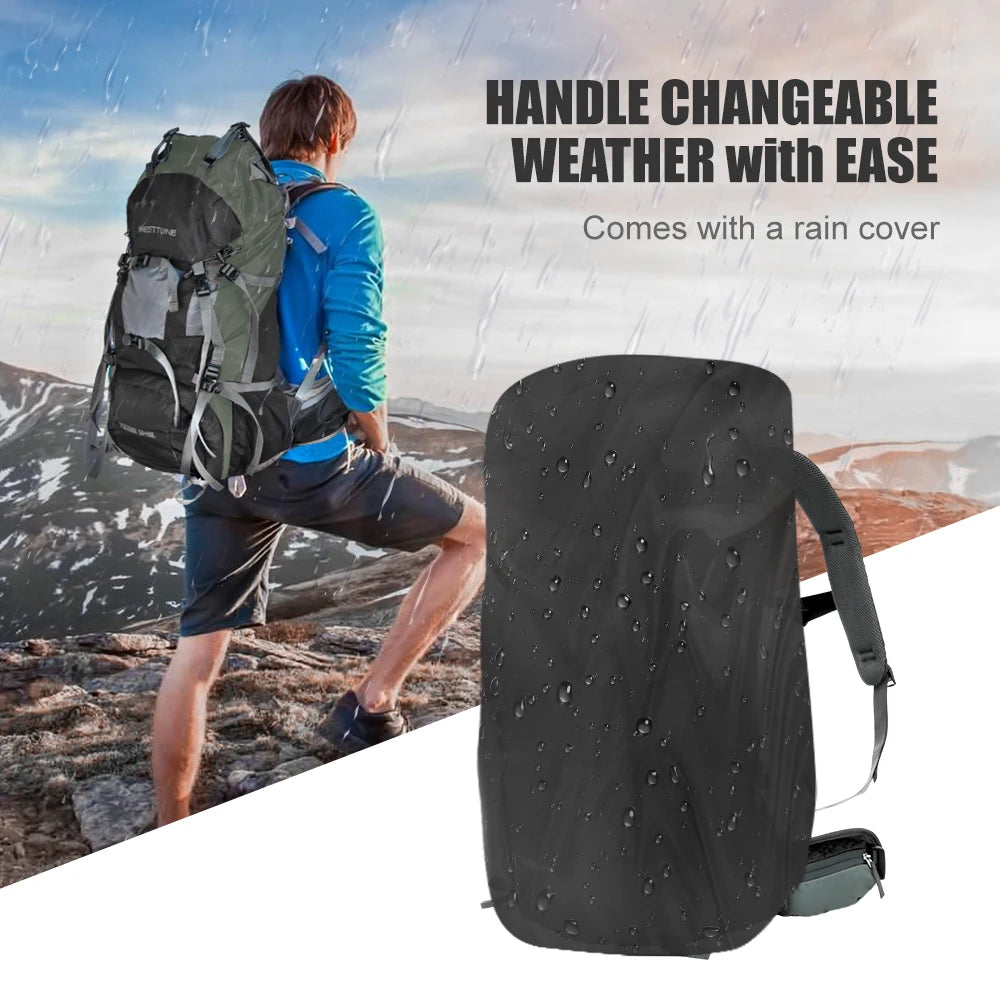 Hiking Camping Backpack with Rain Cover