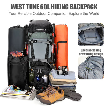 Hiking Camping Backpack with Rain Cover