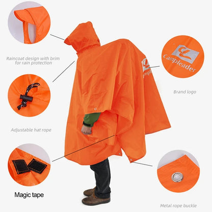 3 In 1 Outdoor Raincoat for Hiking and Travel | BlackForg3