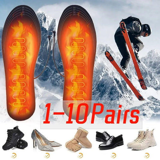 Outdoor Sports USB Heated Insoles for Warm Feet | BlackForg3